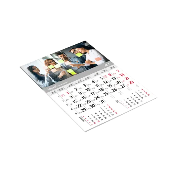 Kalendarz z magnesem jednodzielny